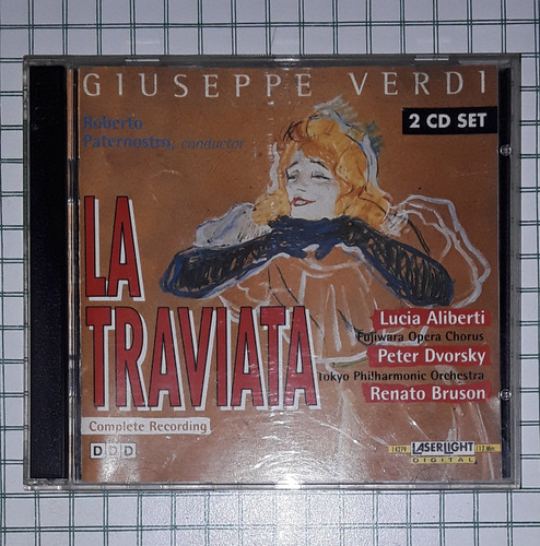 Cd Doble Opera La Traviata Giuseppe Verdi 