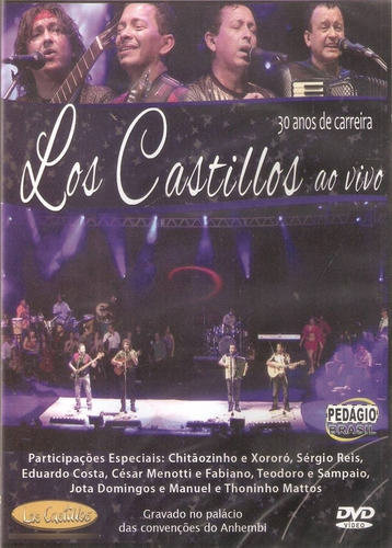 Dvd Los Castillos - 30 Anos De Carreira Ao Vivo - Novo***