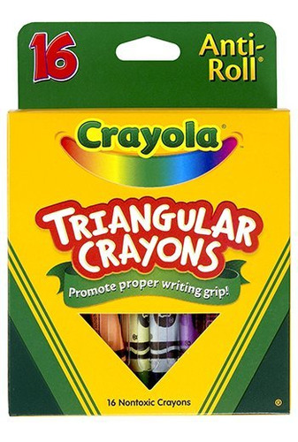 Crayola Llc: Crayones Antideslizantes Triangulares, No Tóxi