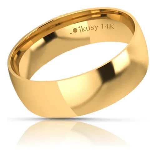 Anillos Matrimonio Oro 14k 6mm Comfort Mantenimiento Incluido