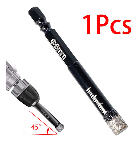 2 Broca De Núcleo De Diamante Vástago De 8 Mm