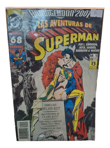 Dc Comics Armagedon 2001 Superman N°10 Edit. Zinco