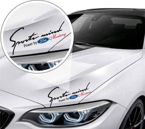 Sticker Calcomanía Para Auto Sport Mind Ford Mustang