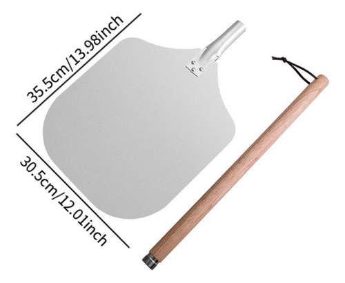 Manejo De Cáscara De Pizza De 12 52.5 Cm Con Caja