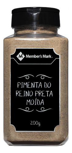 Pimenta Do Reino Preta Moída Pote 200g - Member's Mark