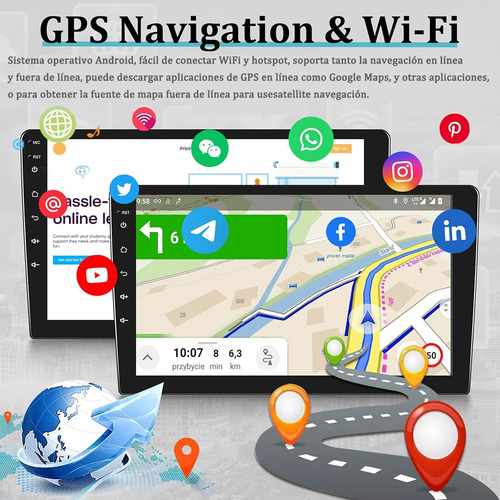 Auto Estéreo Para Fiat Uno 2014-2020 4+64g Carplay Ahd Wifi