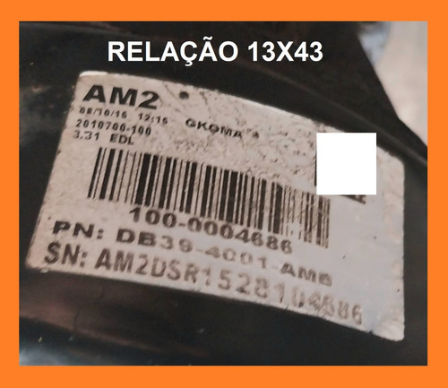 Diferencial Traseiro Ford Ranger 2.2 Manual 2019 2020 2021 (Usado)