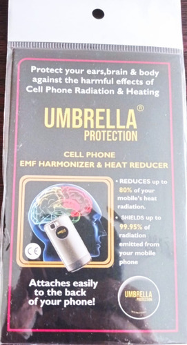 Sticker Anti Radiacion Electromagnetica Umbrella 