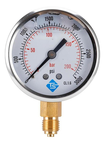 Pressure Gauge With Radial Y60 0-3000psi