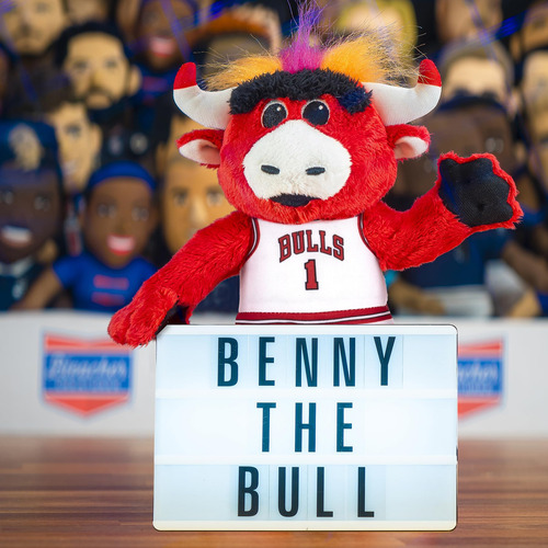 Figura De Peluche Bleacher Creatures Chicago Bulls Benny, 25