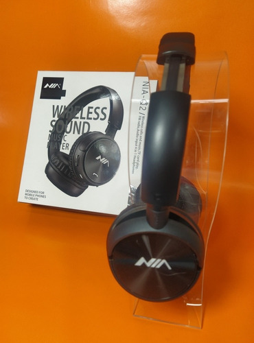 Imagen 4 de 8 de Audifonos Bluetooh -nia-q2- Radio Fm- Micro Sd -dura 5 Horas
