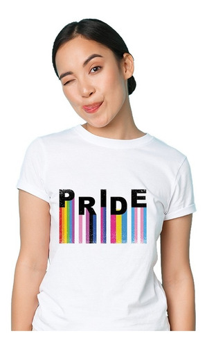 Playera Pride Lgbt Orgullo Gay Barras Arcoiris 