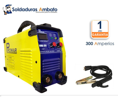 Imagen 1 de 7 de Soldadora Prowar 301 Electrodo Dc 300 Amperios