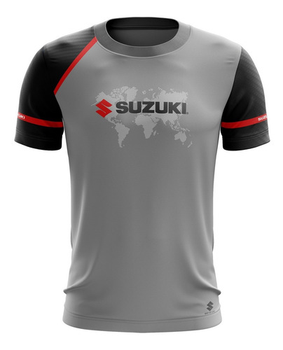 Imagem 2 de 7 de Kit 3 Camisetas Brk Motociclismo Suzuki Com Fpu 50+
