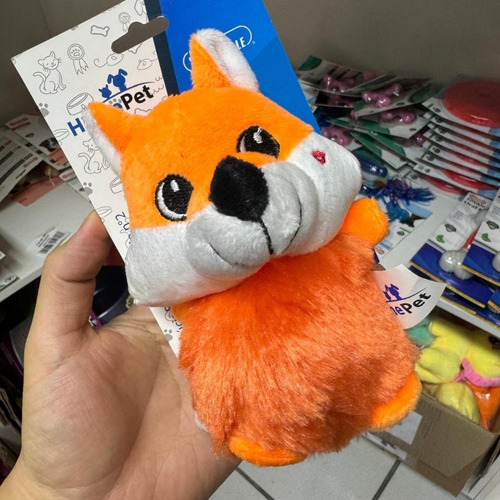 Mordedor Brinquedo Pet Pelucia Kit C/3unid Com Apito Homepet