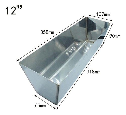 Zh Bandeja De Acero Inoxidable, Fácil De Usar, 12 Pulgadas