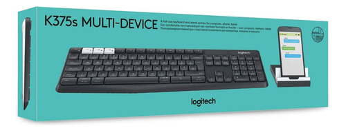 Teclado Logitech K375s Wireless Con Base 920-008166