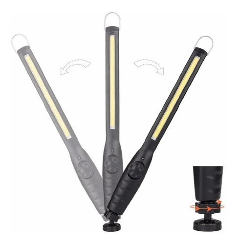 Lanterna Bastão Sinalizador Led Branco Carro Recarregavel Lanterna Branco Frioi Luz Branco Frio