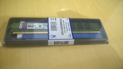 Promoção!! 2 Memórias Ddr3 1333mhz 2gb - Kingston. Novo!