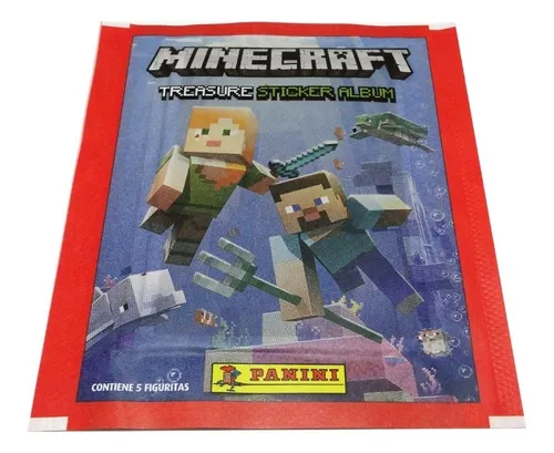 Álbum De Figurinhas Gratuito do Minecraft Treasure