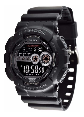 Relógio Casio G-shock Gd-100-1bdr Military Black