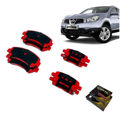 Pastillas De Freno Del + Tra Nissan Qashqai 2010-2014