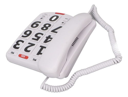 Teléfono De Botón Grande, Simple, Clásico, Con Volumen Ajust