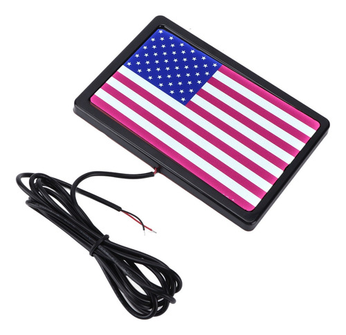 Luz Led Universal Americana Con Bandera De Estados Unidos  D