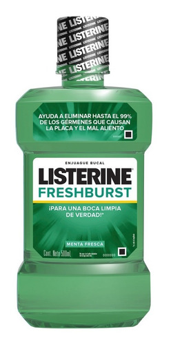 Enjuague Bucal Listerine® Freshburst X 500 Ml.