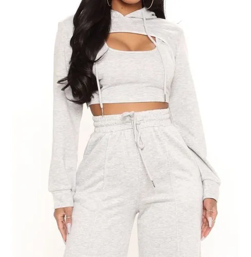 Conjunto cropped e calça mercado best sale livre