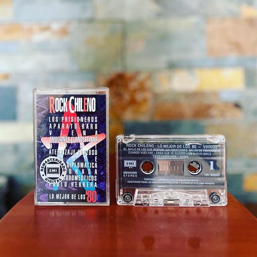 Cassette Varios Artistas  Rock Chileno Lo Mejor De Los 80