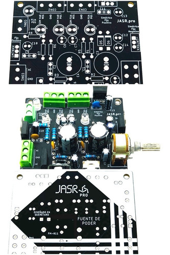 Imagen 3 de 6 de Pcb Fuente De Voltaje Fija/variable/simétrica Kit Componente