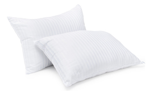 Set Almohadas 2 Std + 2 King Microgel Lujo Hotelera C/fundas