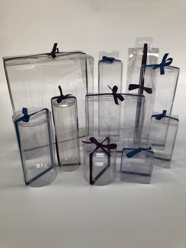 Caja De Acetato Pvc Transparentes 20x7.5x4.5cm X20u /900-127