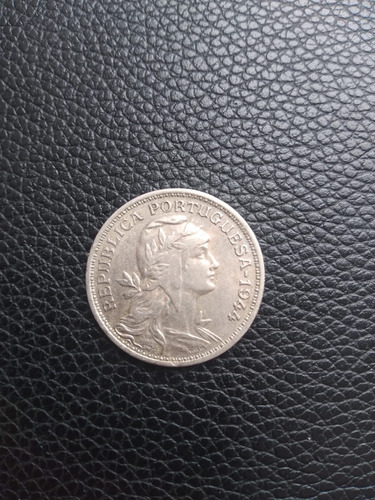 50 Centavos Escudo 1944 Portugal Soberba Código Jb0010