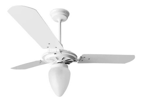 Ventilador de teto Ventex Rico branco com 3 pás de  mdf, 1.1 m de diâmetro 220 V