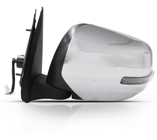 Par Retrovisor L200 Triton 15 16 17 18 Eletric Cromado Pisca