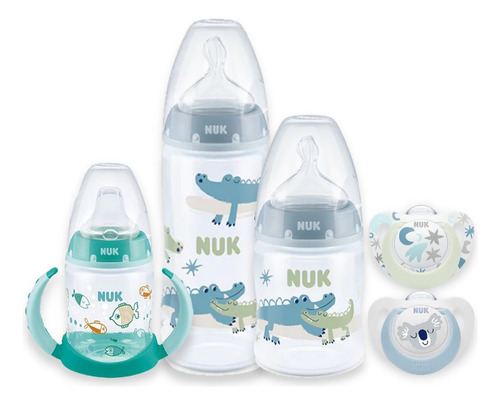 Set Mamaderas Recien Nacido 150ml 300ml Vaso Chupetes Nuk