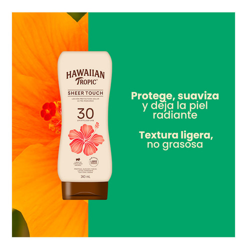Protector Solar Hawaiian Tropic Ultra Radiance Loción 30fps