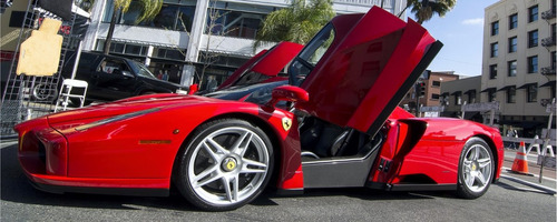 Adesivo Parede Painel Sala Carro Ferrari Vermelha Exclusivo!