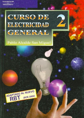 Libro Curso De Electricidad General  Tomo 2 De Pablo Alcalde