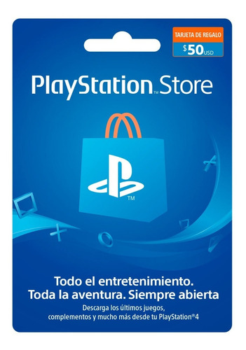 Tarjeta Psn Gift Card 50 Usd - Region Usa