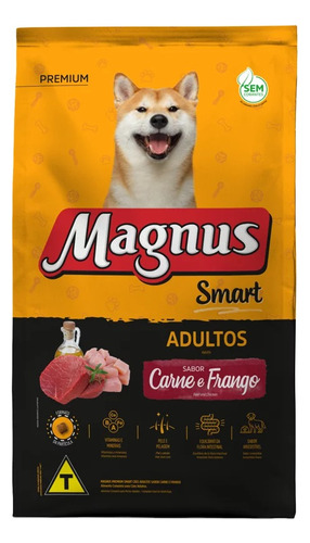 Ração Magnus Smart Sabor Carne 20kg