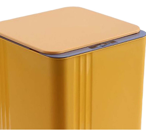 Lata De Lixo Lixeira Automática Lixeira Amarelo 17l