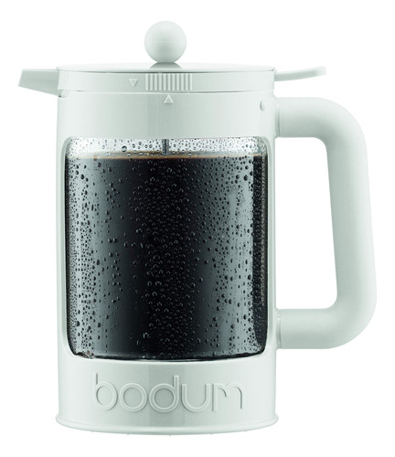 Bodum Bean Cold Brew Coffee Maker, 51 Oz, Bright White