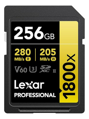 Tarjeta De Memoria  Gold Series Professional 1800x 256gb Uhs