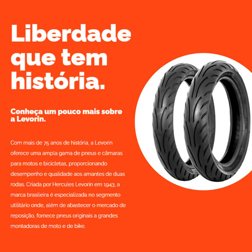 Pneu 90/90-18 Levorin Matrix Traseiro - Câmara De Ar