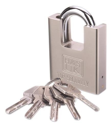 Candado De Alta Seguridad Con Llave Resistente Y Versátil.