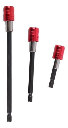 Soporte Para Puntas De Destornillador Rojo Con Vástago Hexag