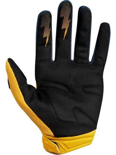 Imagen 2 de 4 de Guantes Fox Dirtpaw Motocross (navy/yellow) #22751-046